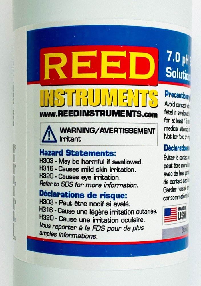 REED Instruments 7.0 pH Buffer Solution Green R1407 500ml