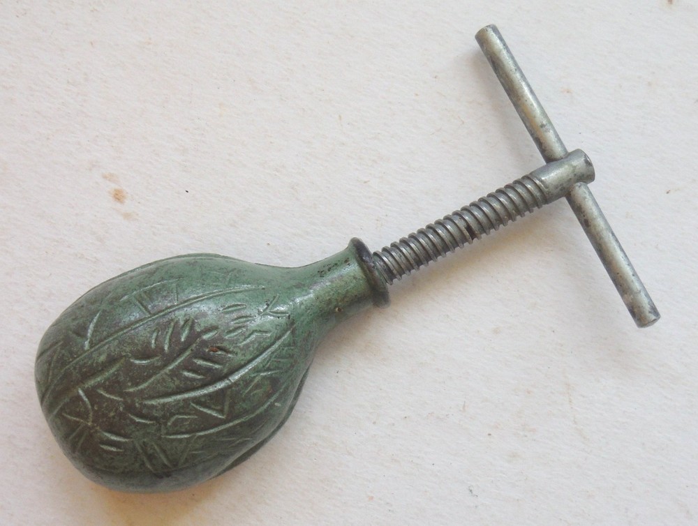 Vintage Cast Iron Nut Shaped Nut Cracker D7654