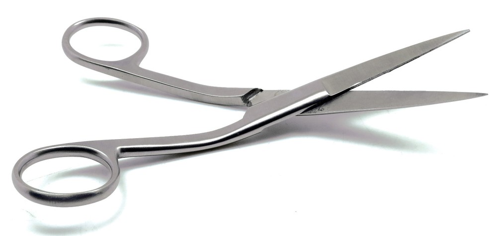 Embroidery Bent Handle Scissors 5.5" Sharp Tailor Surgical Medical Instruments