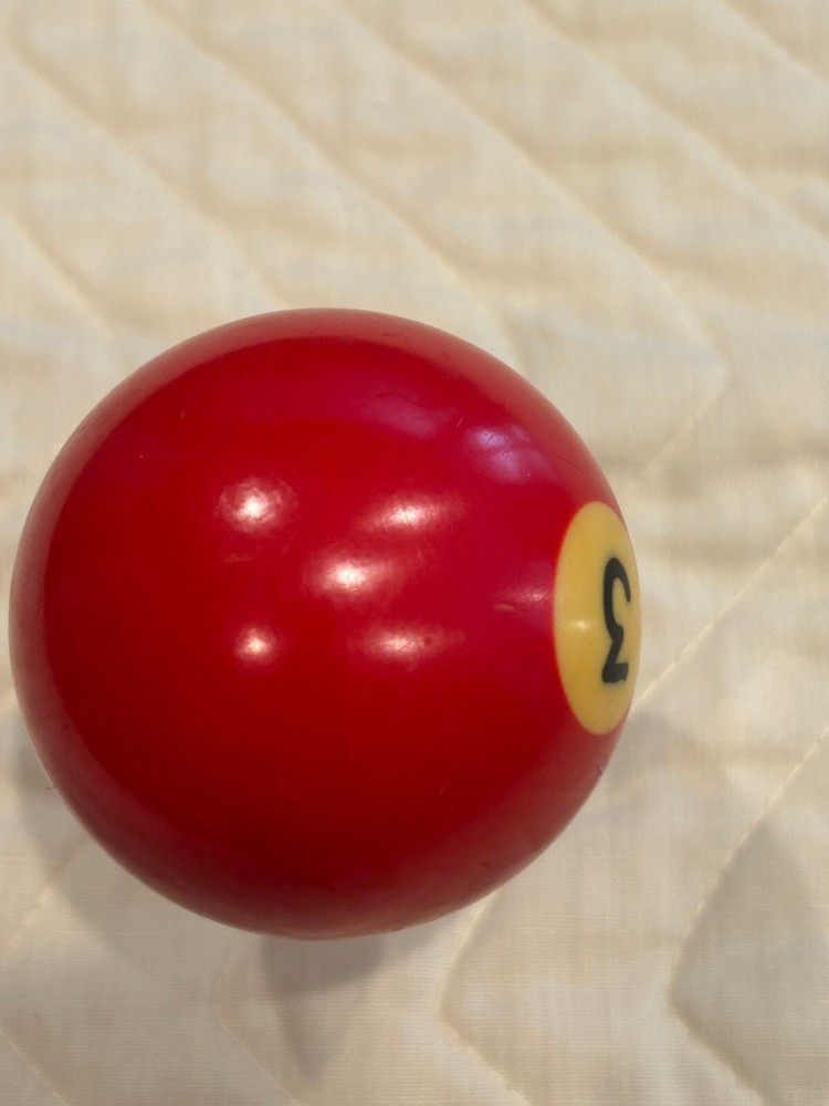 VTG Replacement Billiard Pool Ball 2 1/4" (2.25") Solid Red #3 