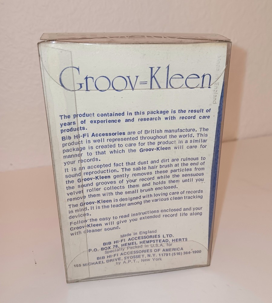 BIB GROOV-KLEEN AUTOMATIC RECORD CLEANER DUST ARM