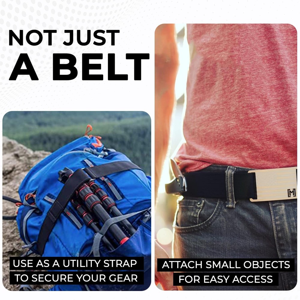2 - Black Belt/Silver Buckle (Large)