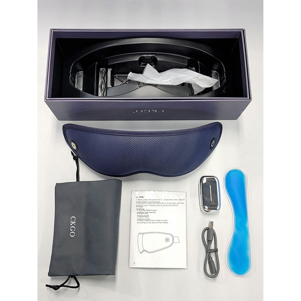 Smart Bluetooth Connection Heated Vibrating Massage Eye Massager