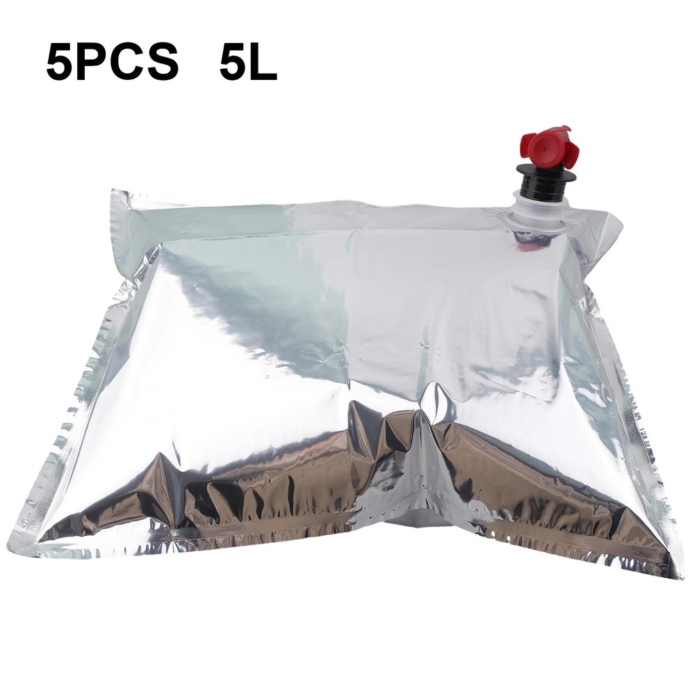 5pcs For Boxed Beverage Container/Wine Dispenser Red Wine Bag In Box 5L New