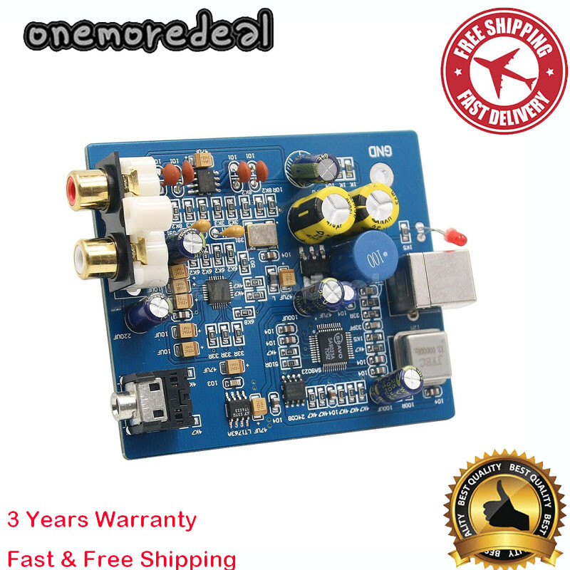 SA9023 ES9018K2M HIFI Audio DAC Decoder Sound Card Board Support 24bit 96K #om1