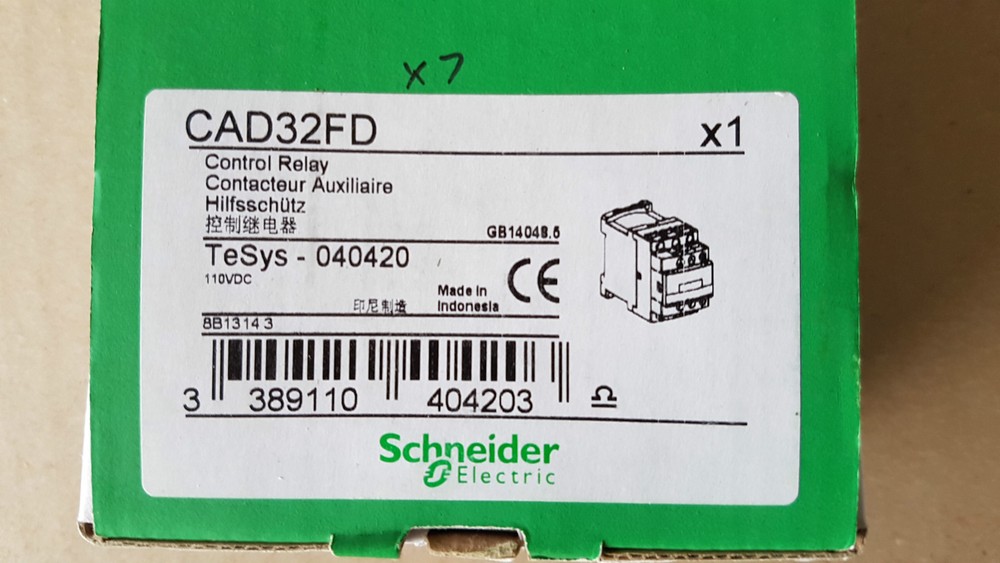 Schneider  CAD32FD Control Relay, 10 A