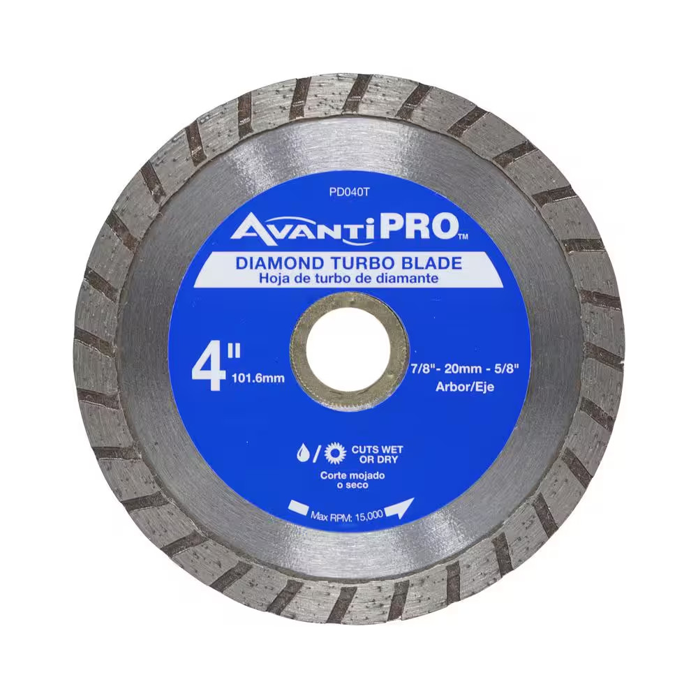4 In. Turbo Diamond Blade