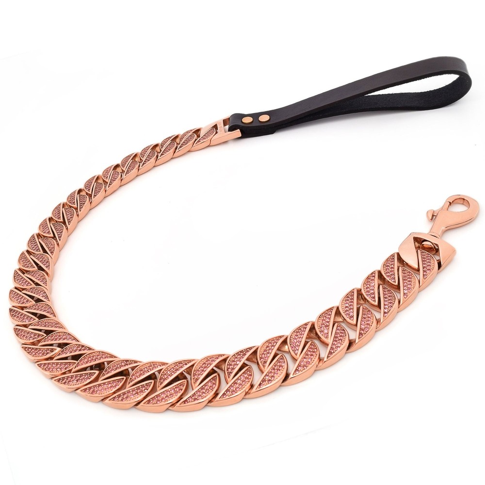 CUBAN ROSE DOG LEASH
