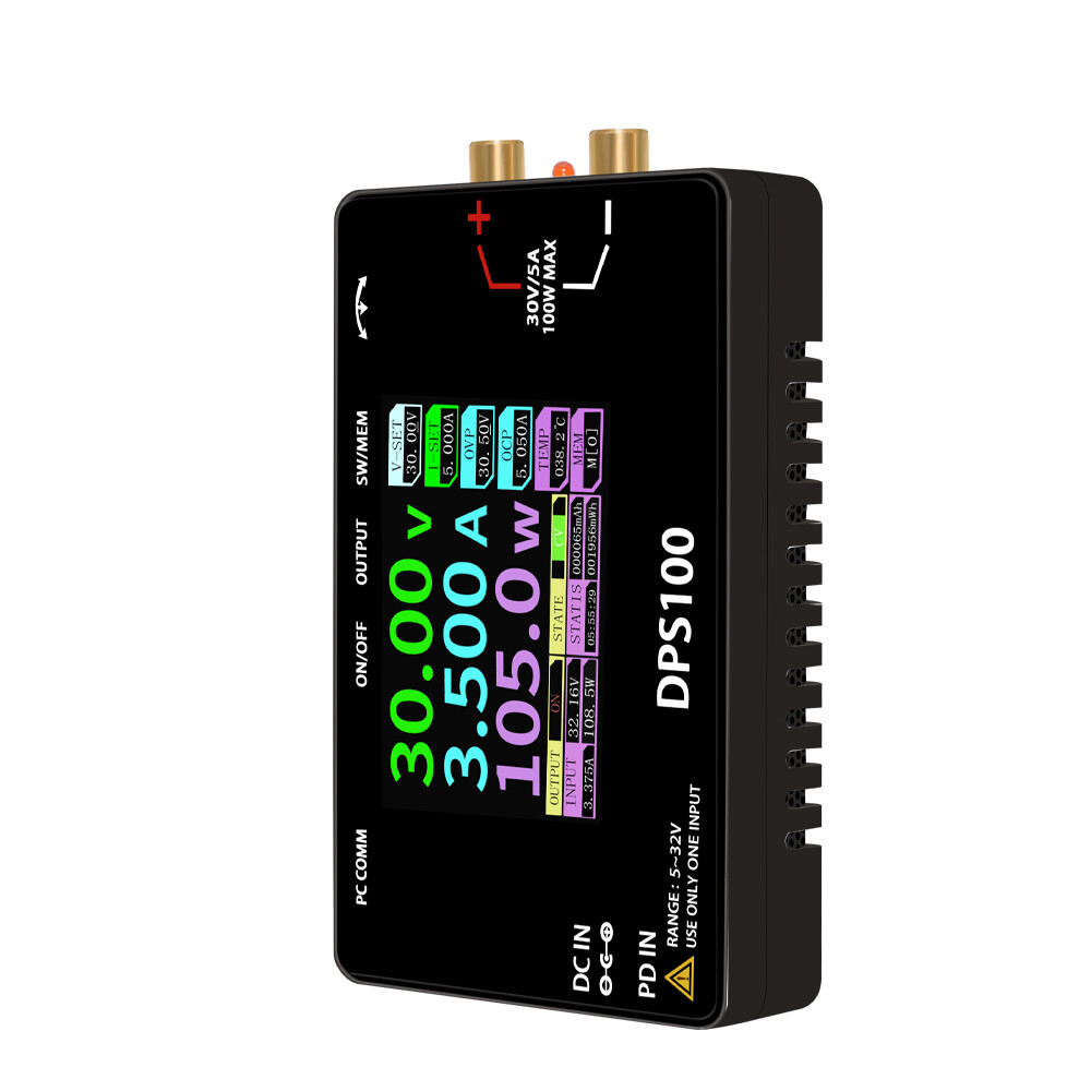 2.4in Screen Adjustable DC Current Power Supply 100W Regulated Power Supply