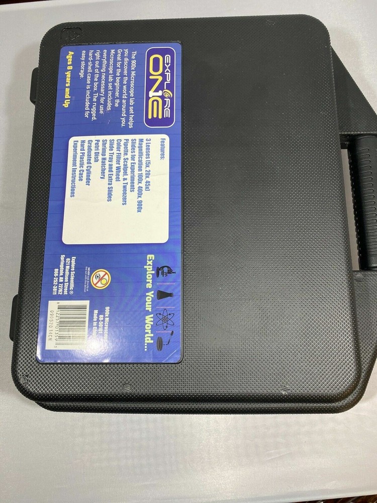 Explore One Stem 900X 28 Piece Microscope Kit For Kids