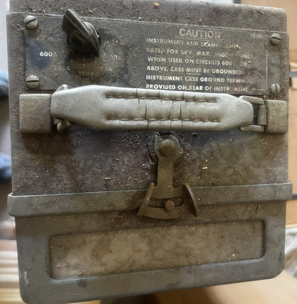 VINTAGE Esterline Angus Graphic Voltmeter Analog Recorder