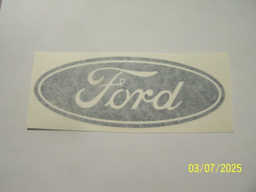 Ford Oval Scripted High Quality Decals Sizes 4 1/4" To 12" Wide