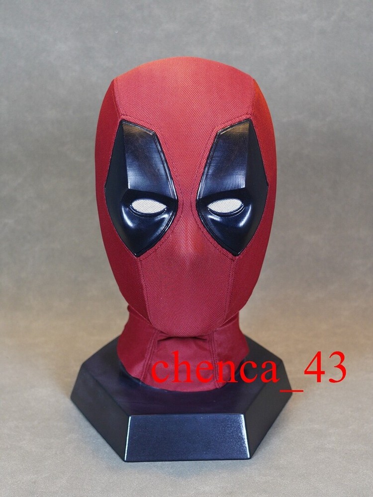 Customize Deadpool Screen Accurate Cosplay Headgear Wearable Mask Prop Faceshell