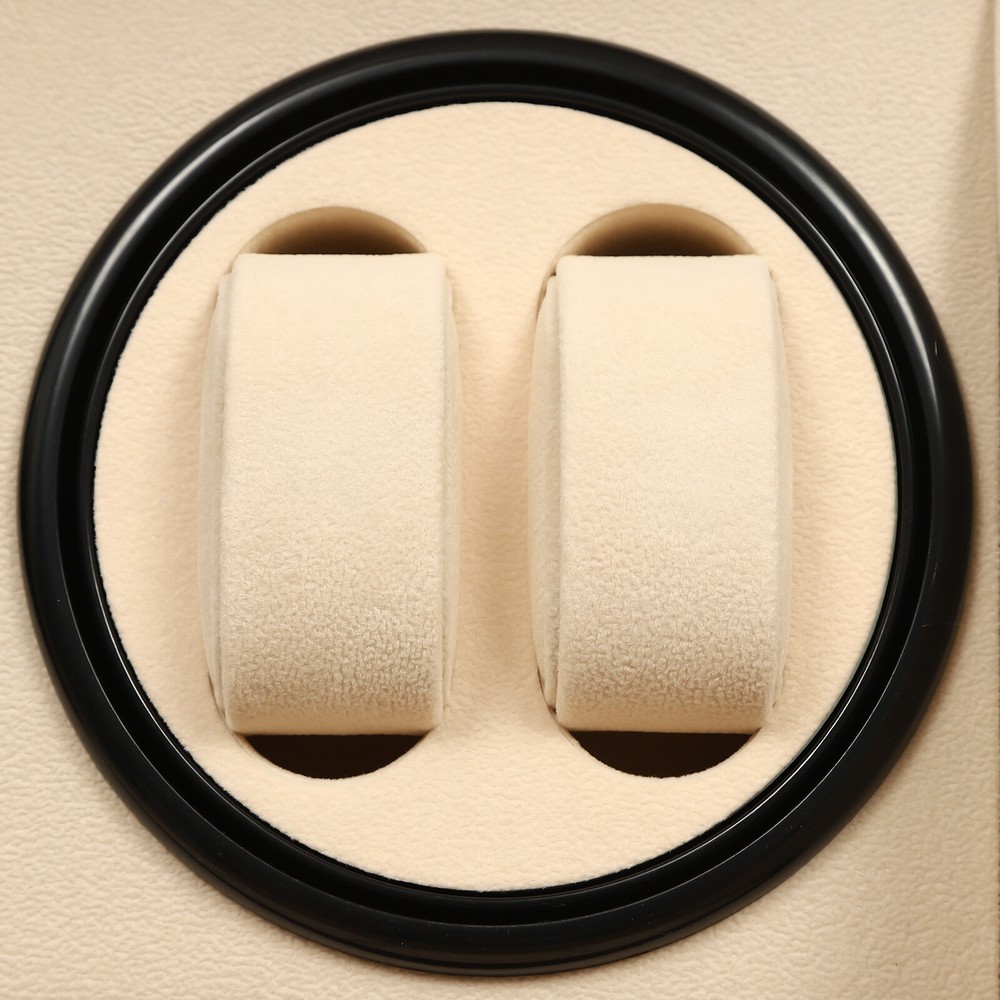 4+6 Automatic Rotation Leather Wood Watch Winder Storage Box Display Case