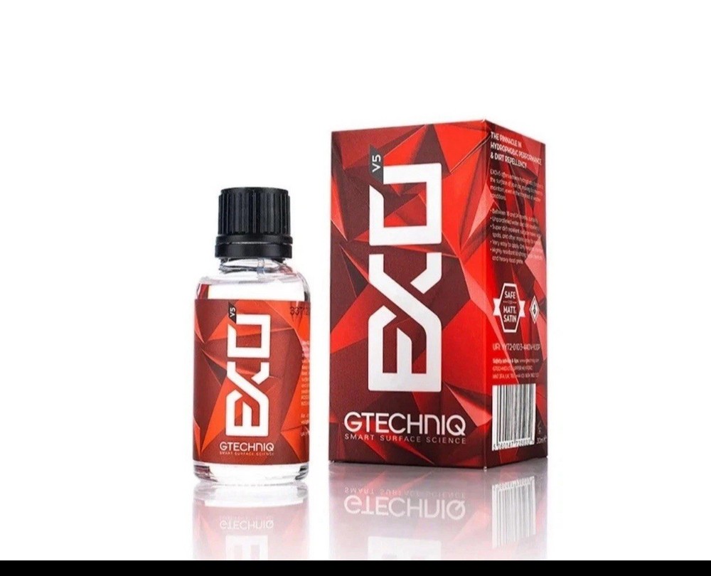 (2 BOTTLES) Gtechniq EXO V5 50ml | Highly Hydrophobic, Ceramic Coating
