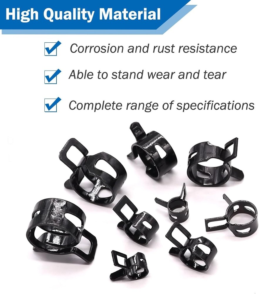 SPRING Hose Clamp Assortment Kit 80PCS