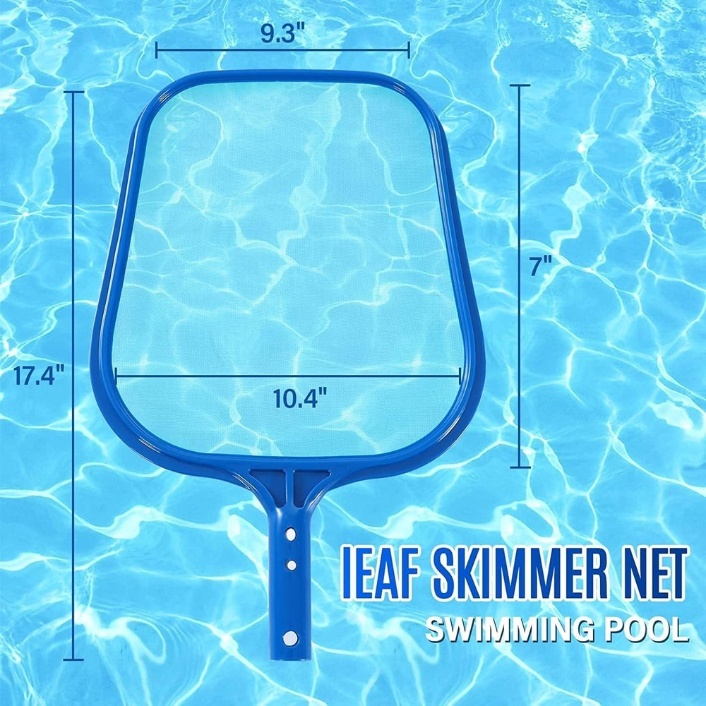 Ultra Fine Mesh Pool Skimmer Net Leaf Rake Deep Bag Cleaning Tool 17”