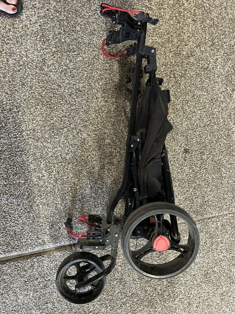 Golf push cart 3 wheel used Walking Golf Course Bag Strap