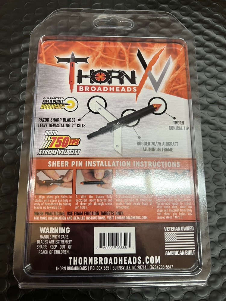 Thorn XV broadhead 125 grain Crossbow