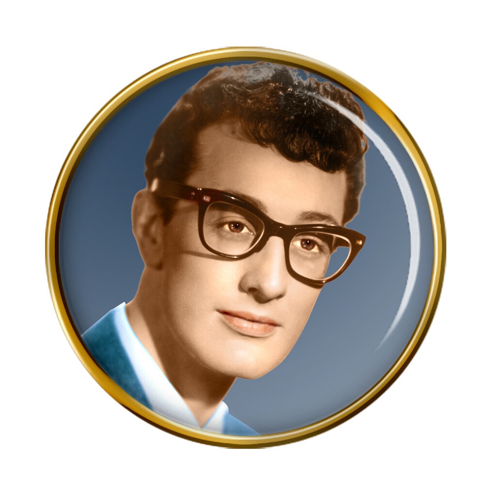 Buddy Holly Pin Badge
