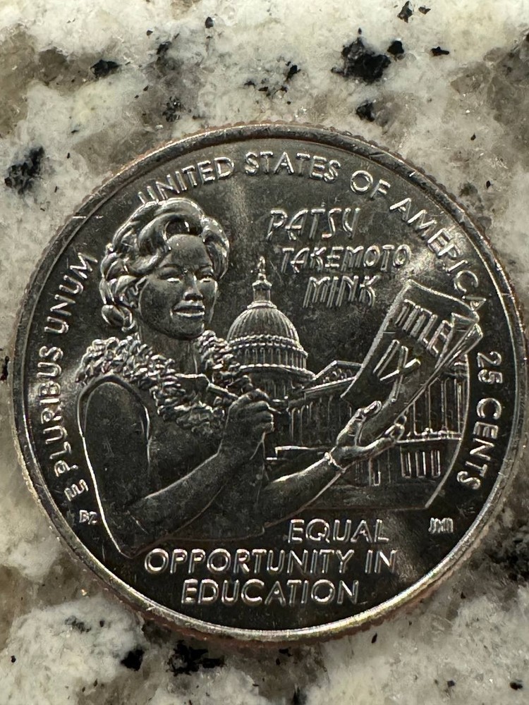 2024-P Patsy Takemoto Mink Quarter - DDO: Extreme Doubled Eyelid