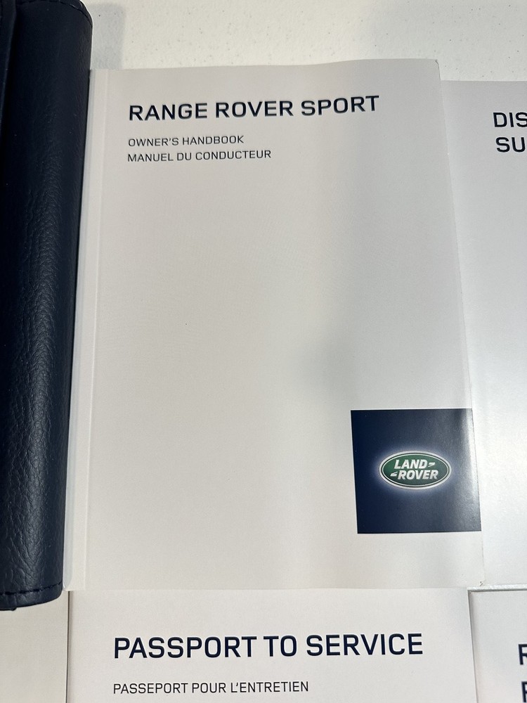 2014 Range Rover Sport Owner's Manual Set