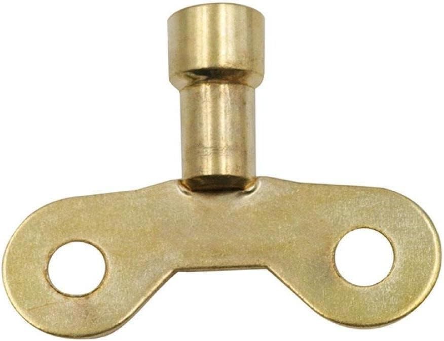 4Pcs Yellow Radiator Plumbing Bleed Bleeding Key Solid Brass
