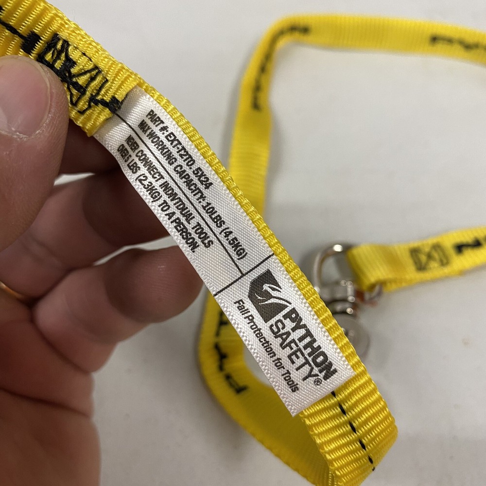 PYTHON SAFETY 1500056 TRIGGER 2 TRIGGER TOOL LANYARD .5" X 24". (T)