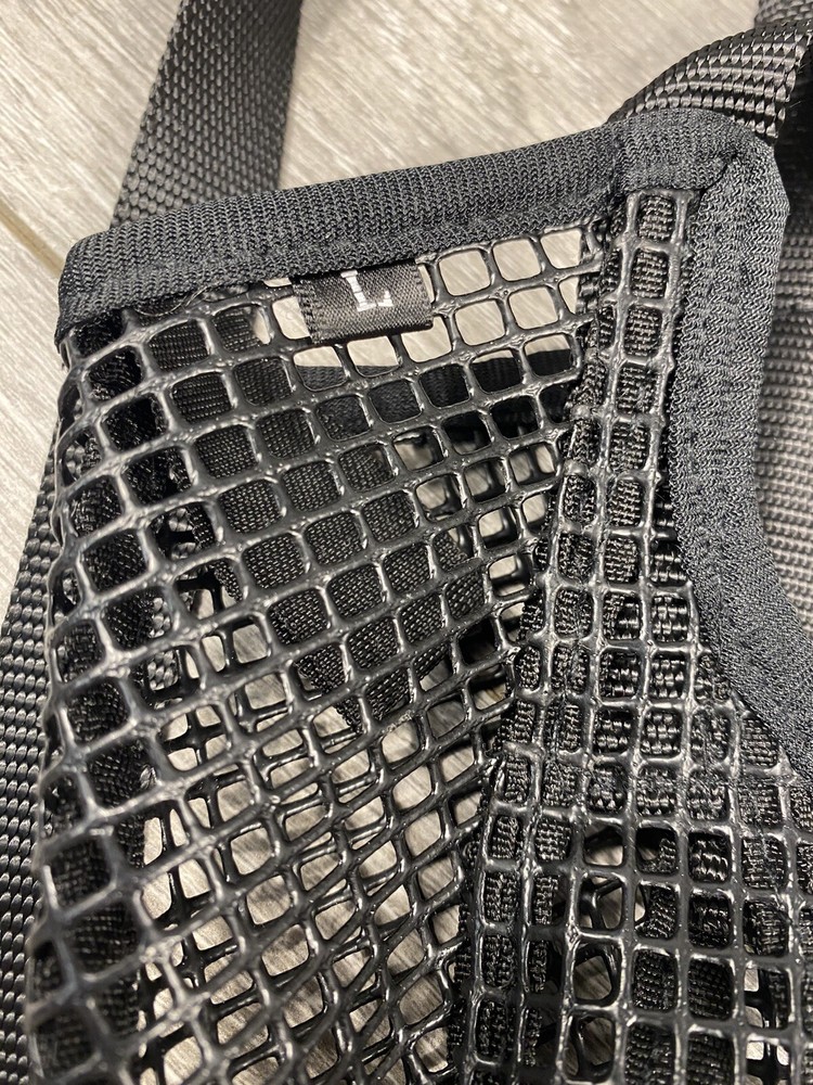 Mesh Large Rubbery Mesh Dog Muzzle Black Large Breed Dog