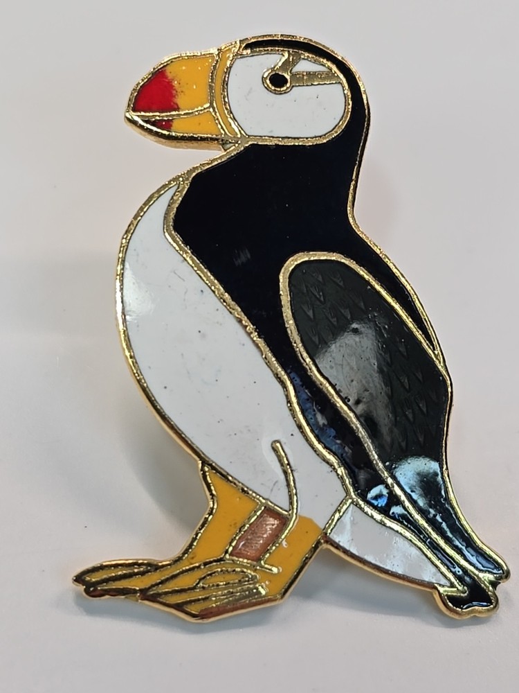 Puffin Bird Lapel Pin Nice Enamel