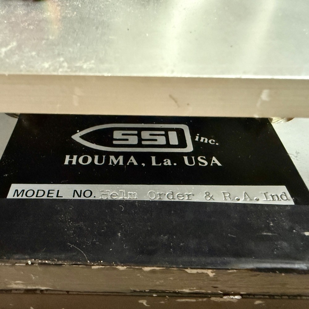 Naval SSI Rudder Angle Indicator Helm Order & RA Ind