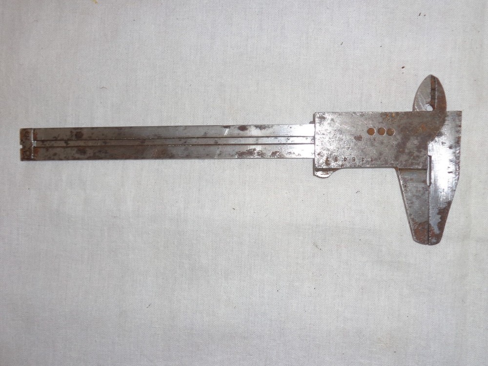 Vernier Caliper Vtg Soviet Precision Measuring Tool Micrometer Slide Ruler USSR