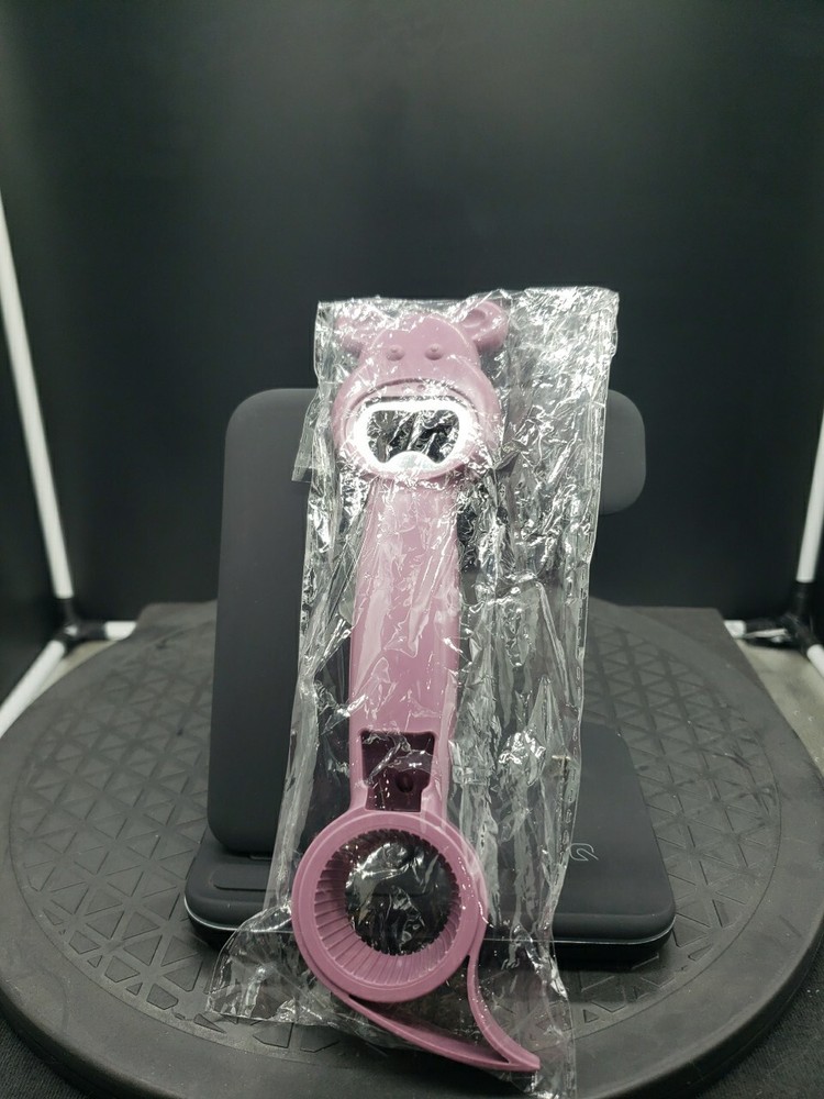 4 in 1 Multi Function Safety Opener Cute Bear For Bottles Cans Jars And Lids