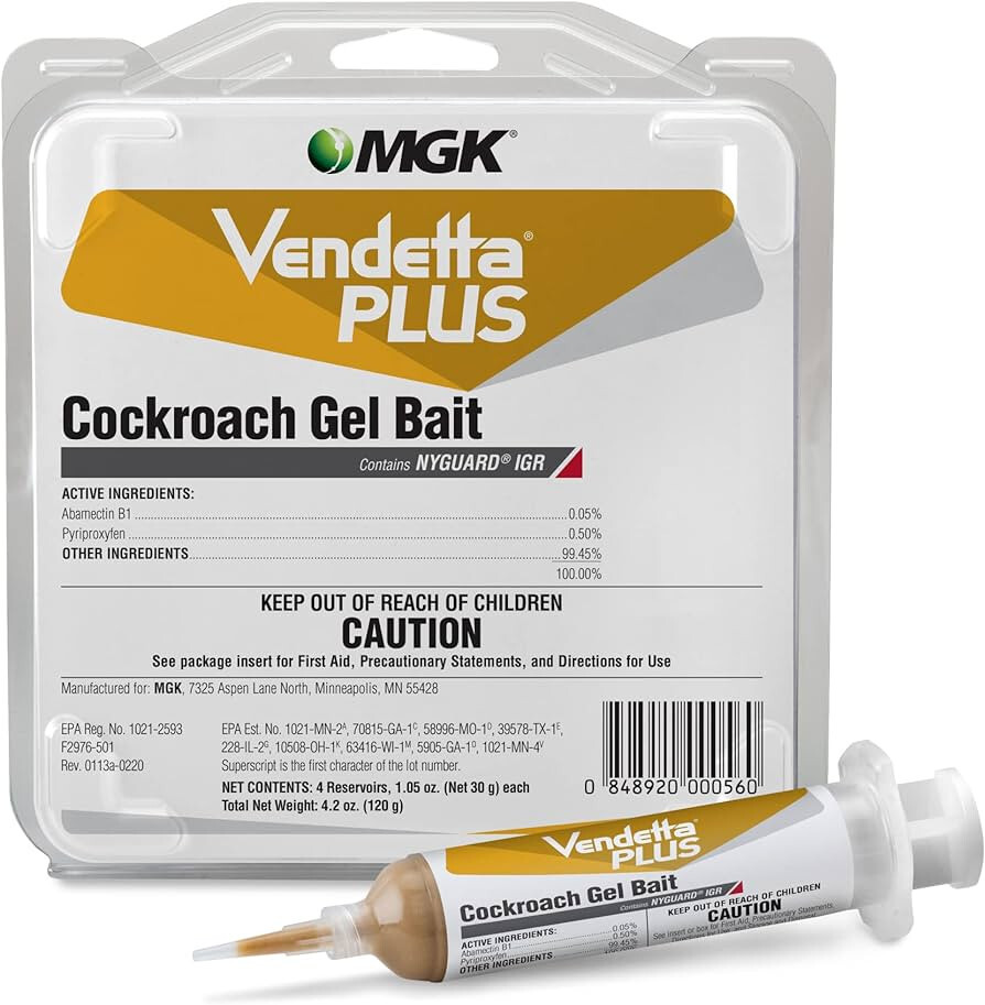 Vendetta Plus Cockroach German Roach Control Bait w/ Nyguard IGR ~ FAST Shipping