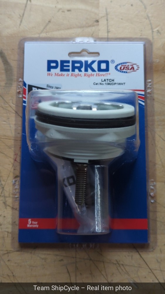Perko Flush Latch Surface Mount Offset Cam Bar 25 Hole White G1N