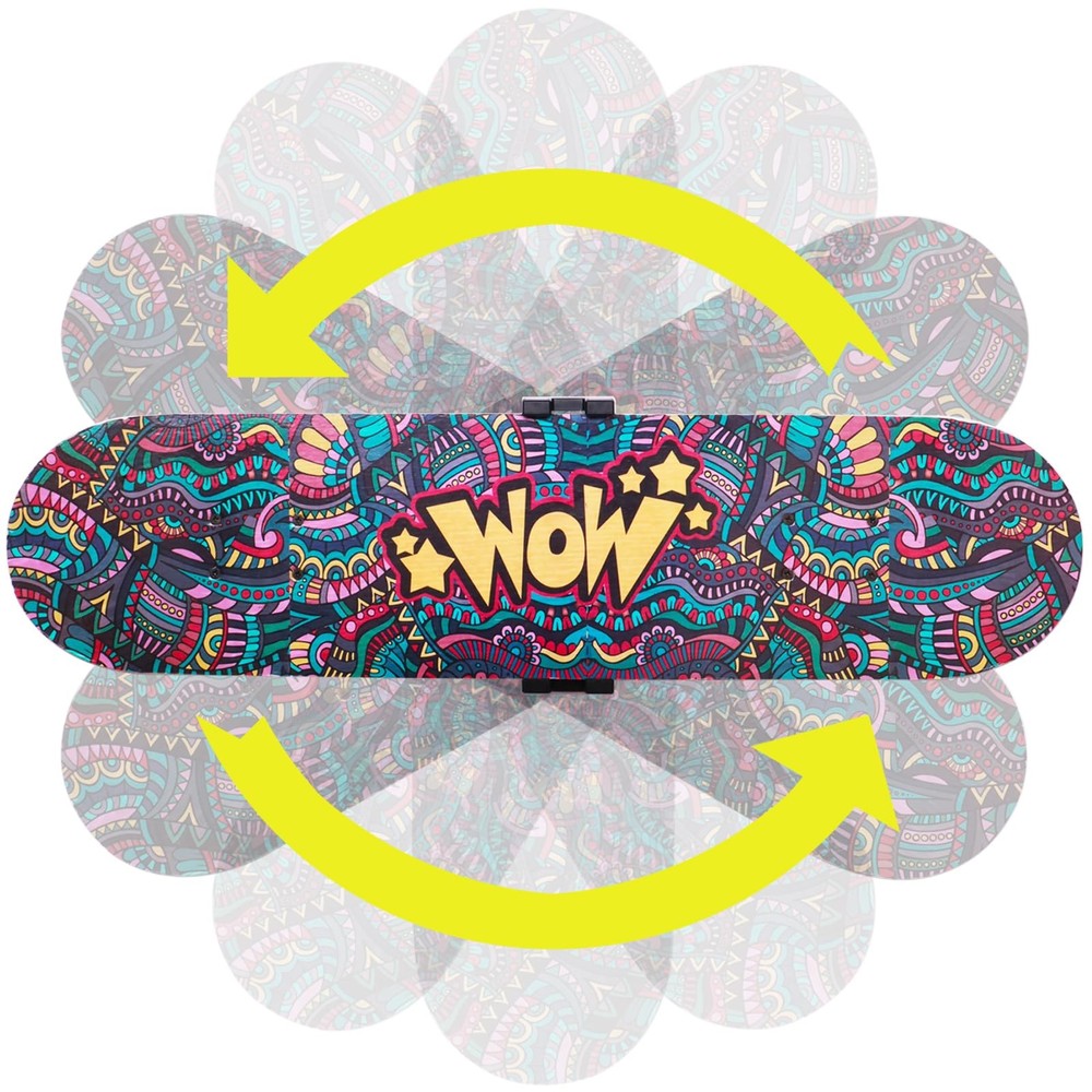 Skate Deck Wall Mount,360Â° rotatable Skateboard Wall Mount,Floating Display