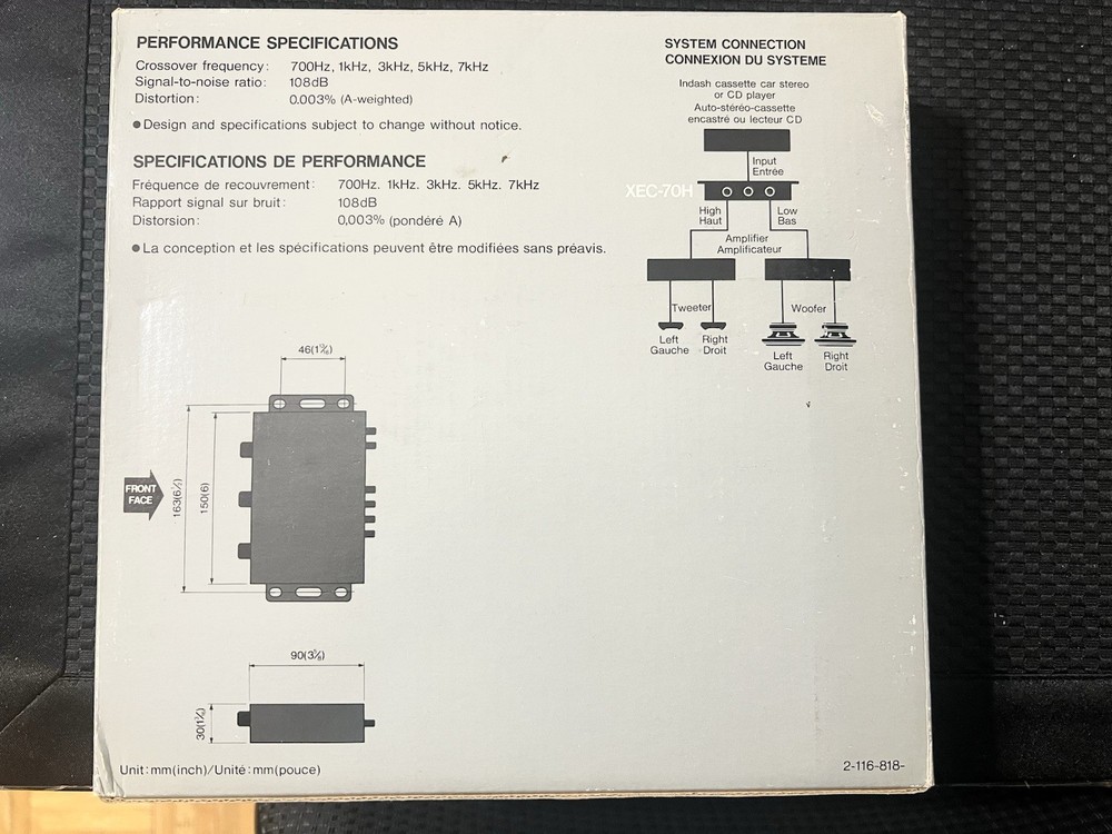 Old School Sony Equalizer car audio
