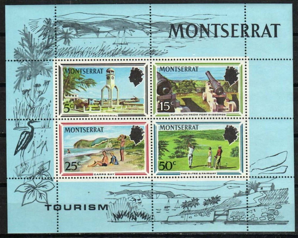 Montserrat Stamp 251a  - Tourism