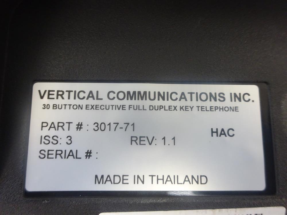 Vertical Vodavi 3017-71 Phone