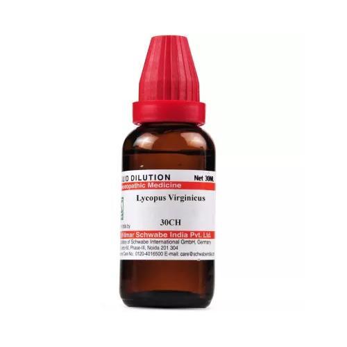 Willmar Schwabe India Homeopathic Lycopus Virginicus Dilution 30ml