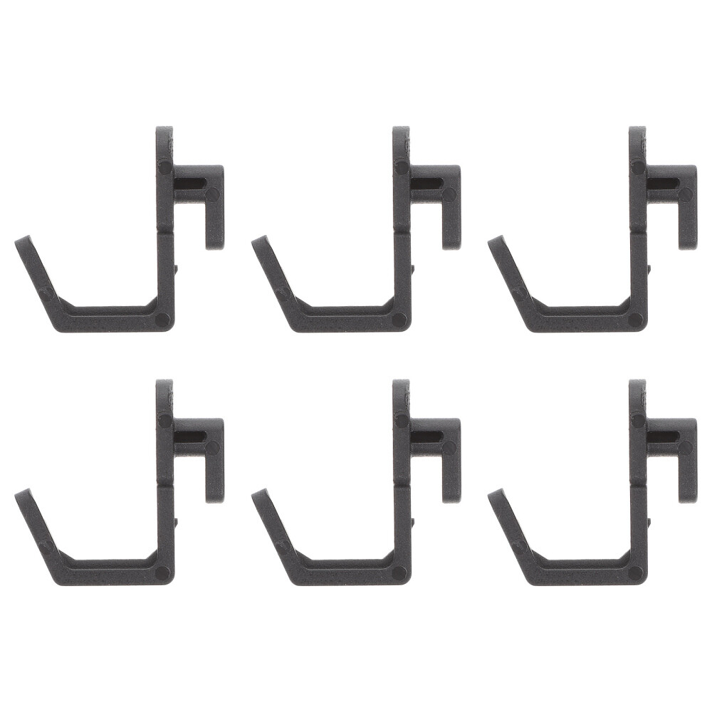 20 Pcs Shelf Hanger Storage Hook for Cabinet Grid Wall Work Plate Slats