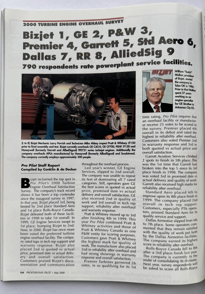 Professional Pilot Magazine May 2000 Vol 34 No 5 - Original