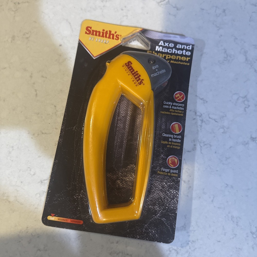 Smiths Axe and Machete Sharpener with Oversized handle Model# 50564 NEW