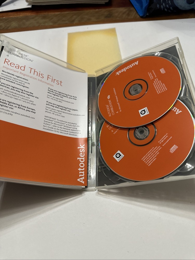 AUTODESK COMBUSTION 4 FOR MICROSOFT WINDOWS WITH SERIAL NUMBER