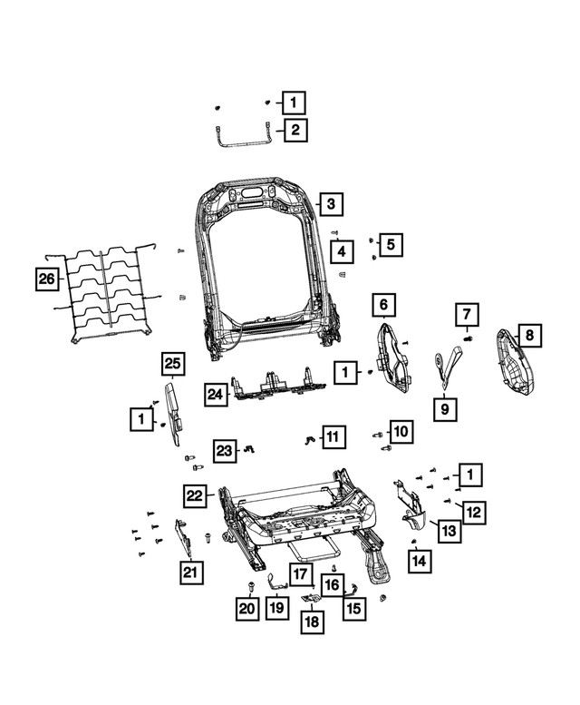 Genuine Mopar Screw 06513037AA