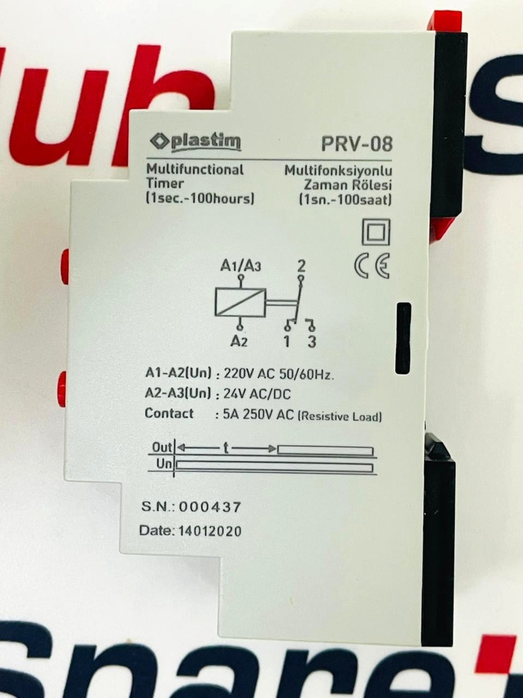 PLASTIM PRV-08 Time Delay Relay