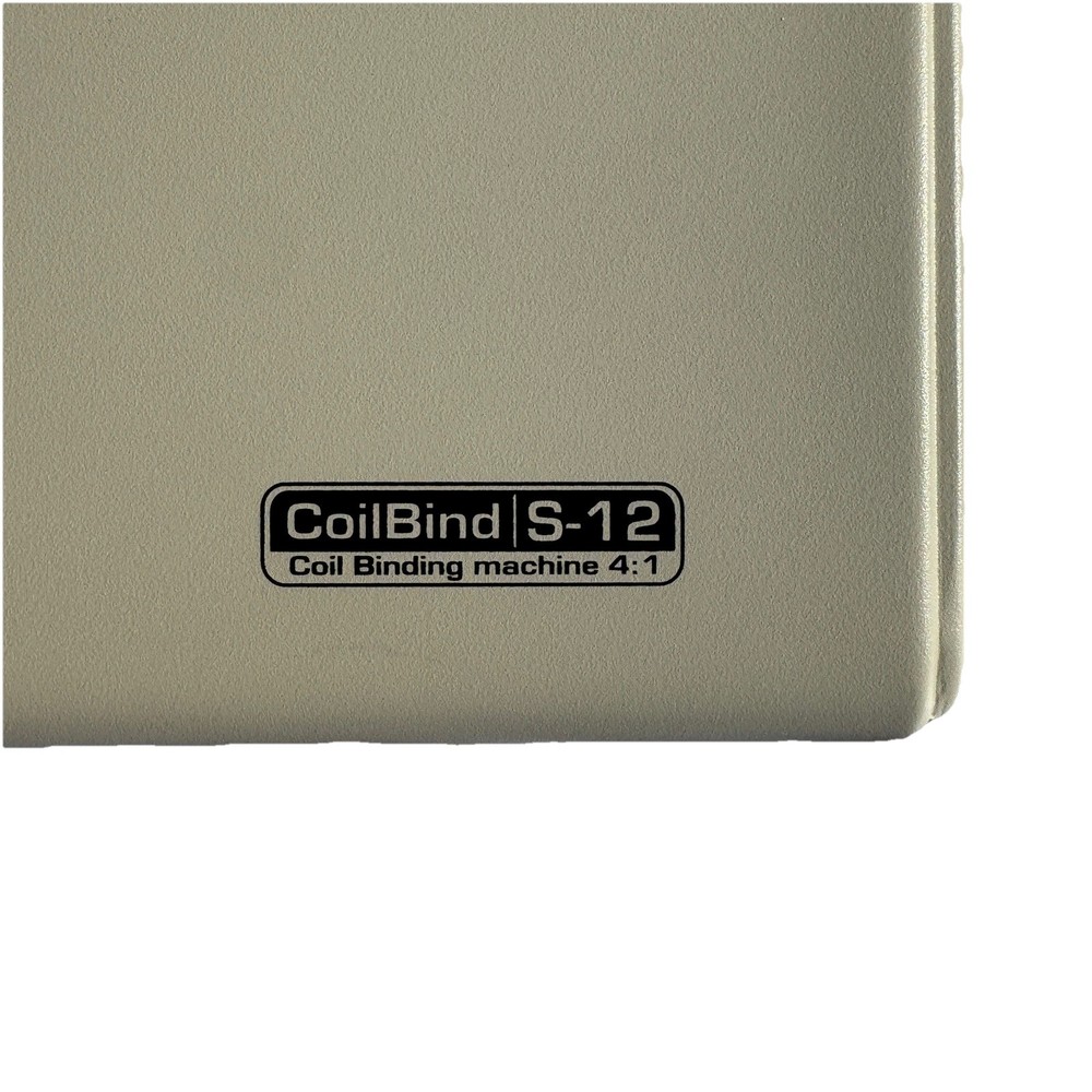 Coilbind S15 with Electric Coil Inserter Manual Coil Punch & Binding Machine
