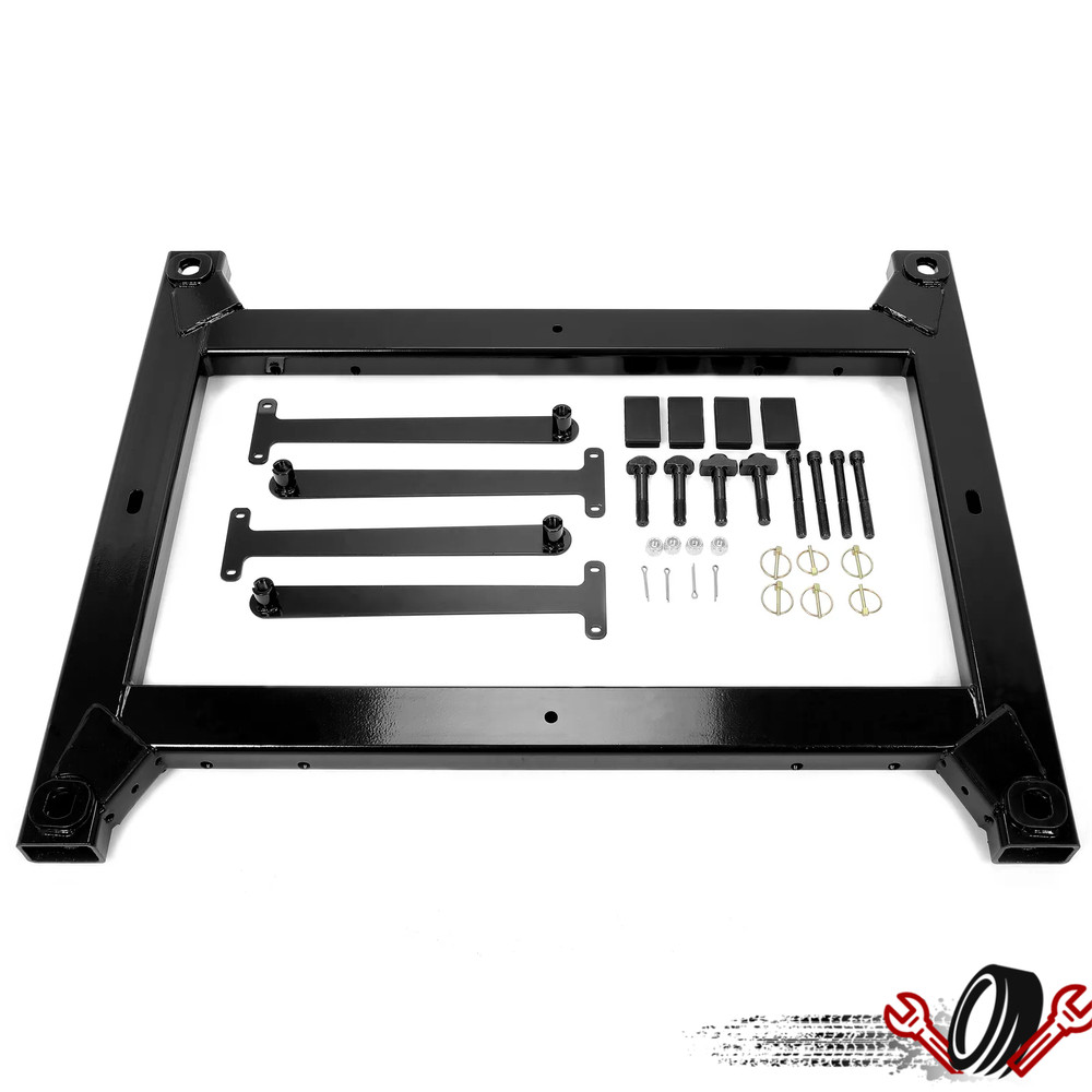 5th Wheel Hitch Rail Adapter 25000LBS Powder-Coated For Ram 2500 3500 2013-2021