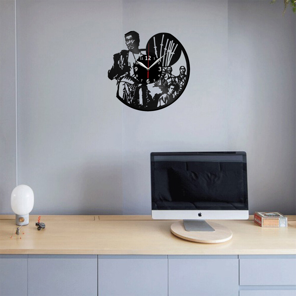 Seven Samurai Vinyl Record Wall Clock Decor Handmade 4856