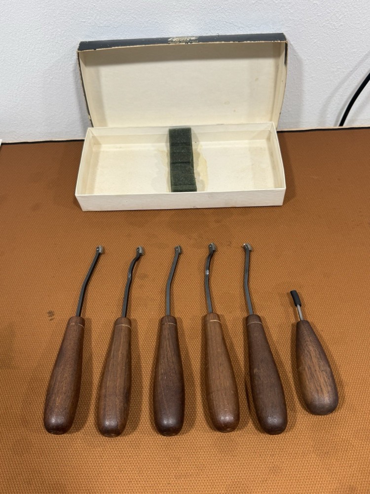 Vintage Gunline Tools Improved Checkering Tool Set- Camp Perry 16
